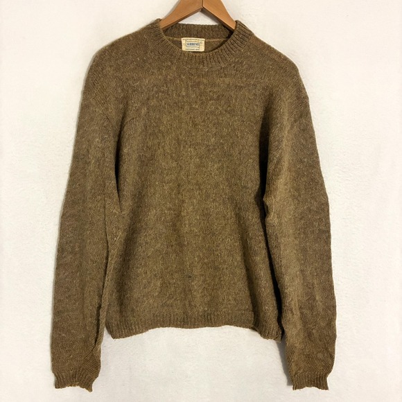 Other - Vtg 60s Brent Montgomery Ward Wool Mohair Sweater Mens XL Fuzzy Grunge Cobain